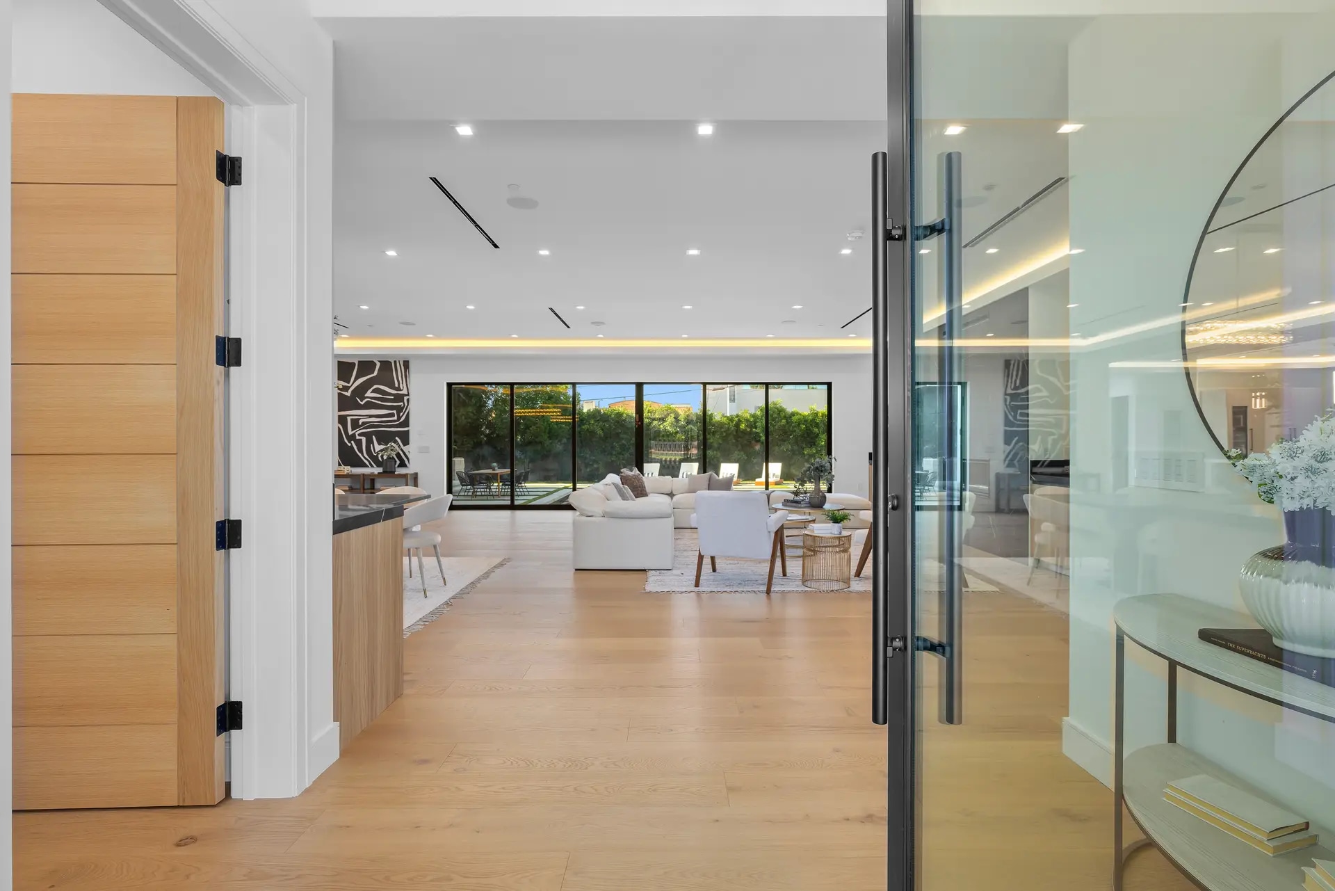 Interior of a DWD Builders luxury home in Encino, California