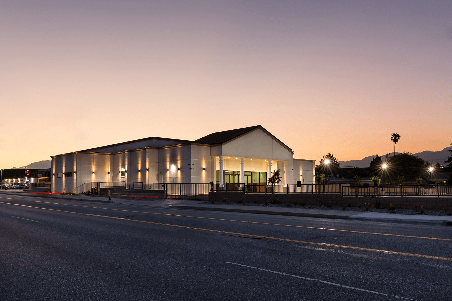 Completed exterior of the DWD Builders church project in San Bernardino