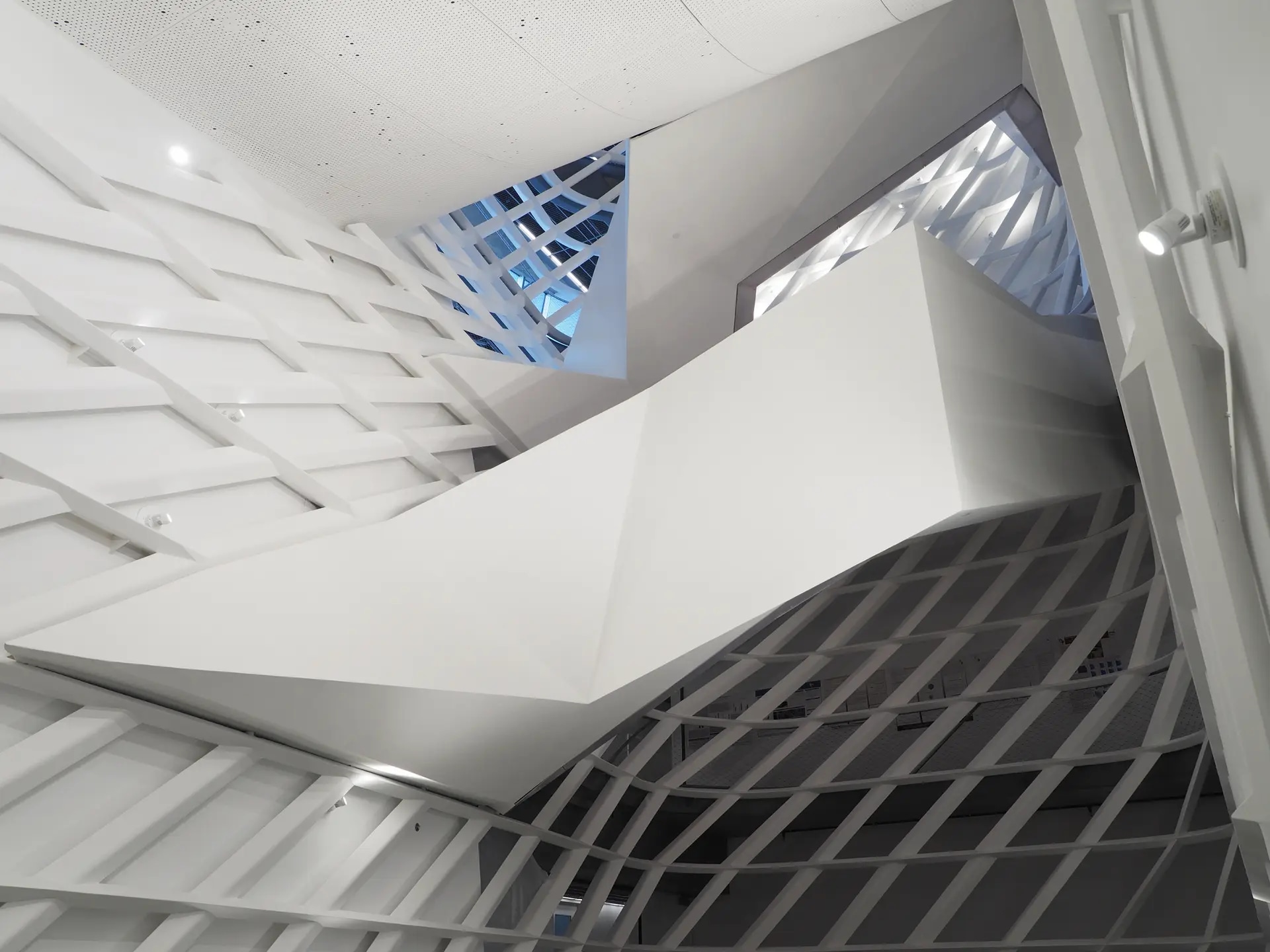 Completed interior at the DWD Builders educational facility restoration in New York City