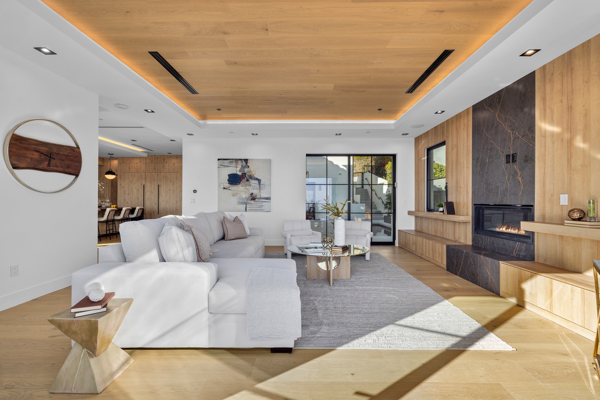 Interior of a DWD Builders luxury estate in Palos Verdes, California