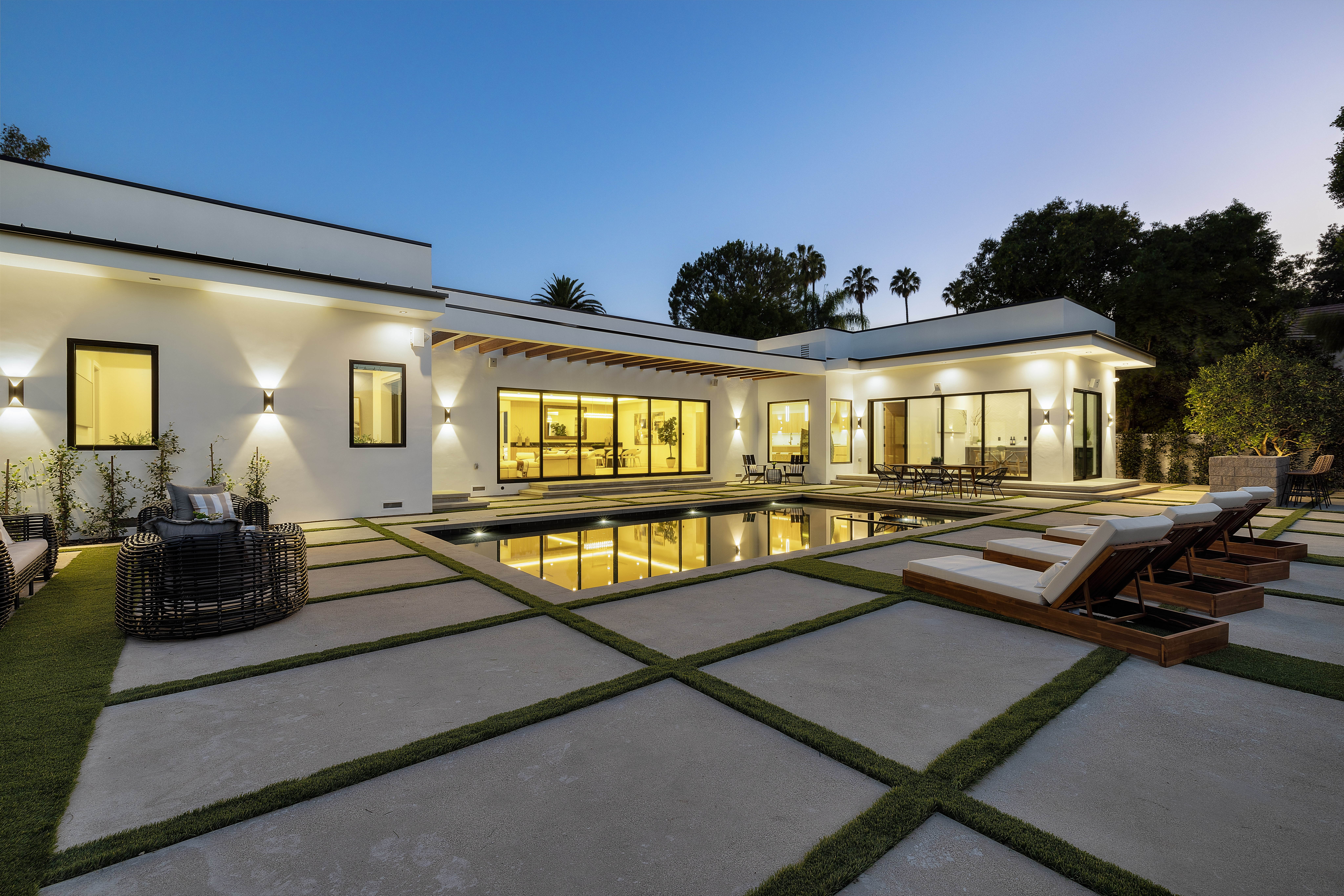 Custom home interior living — DWD Builders