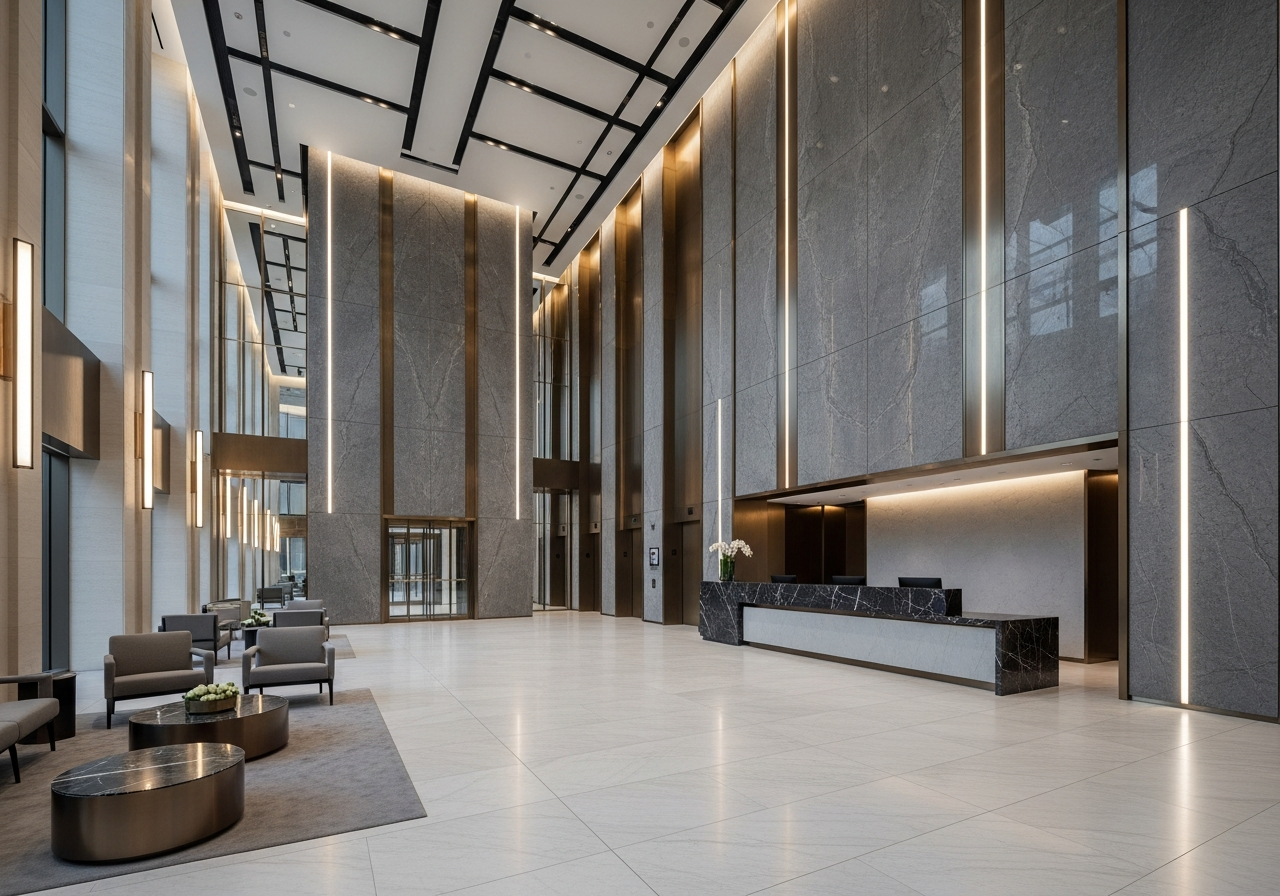 Commercial lobby renovation — Downtown LA
