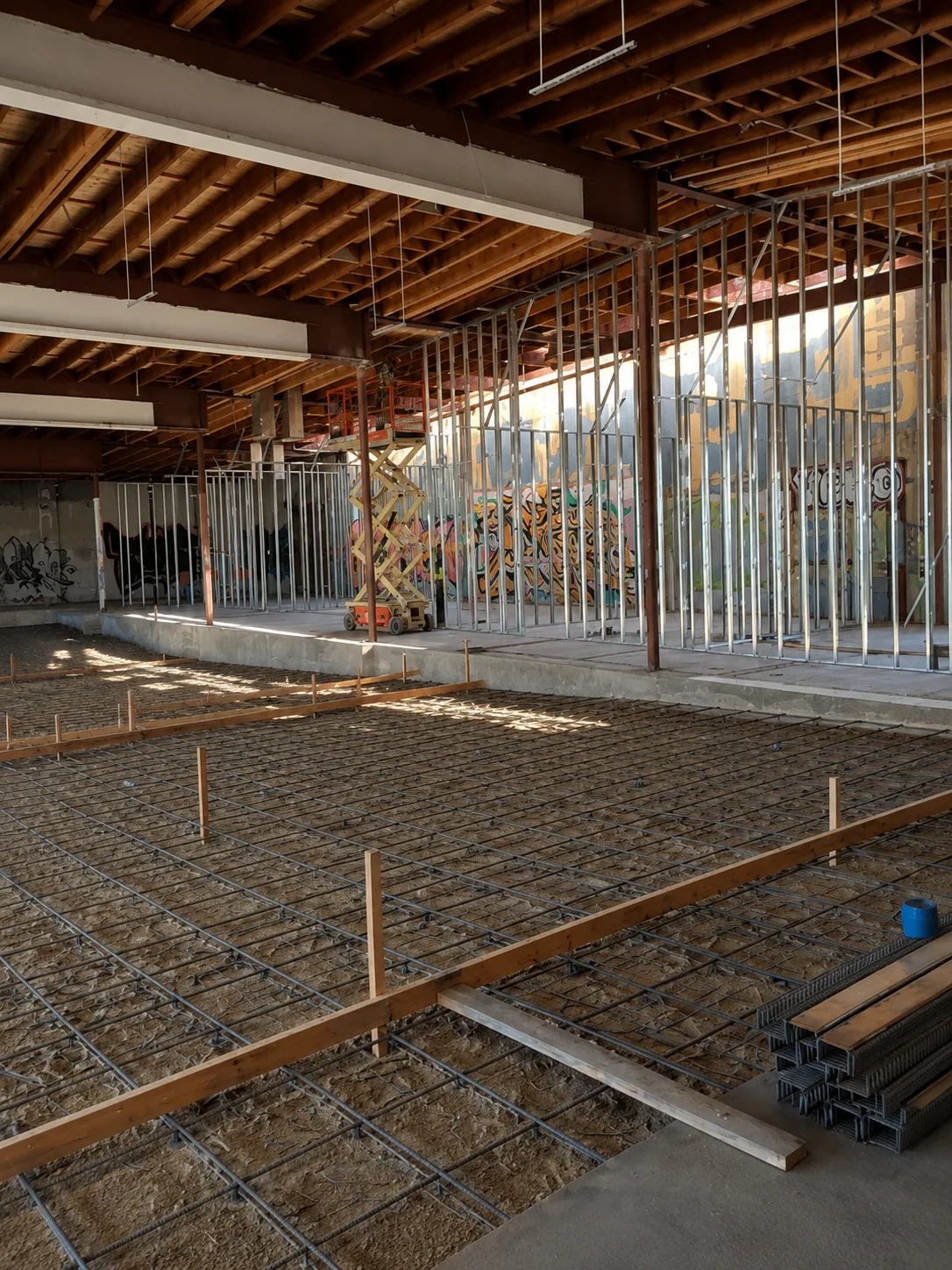 Sanctuary — Framing & Rebar Grid