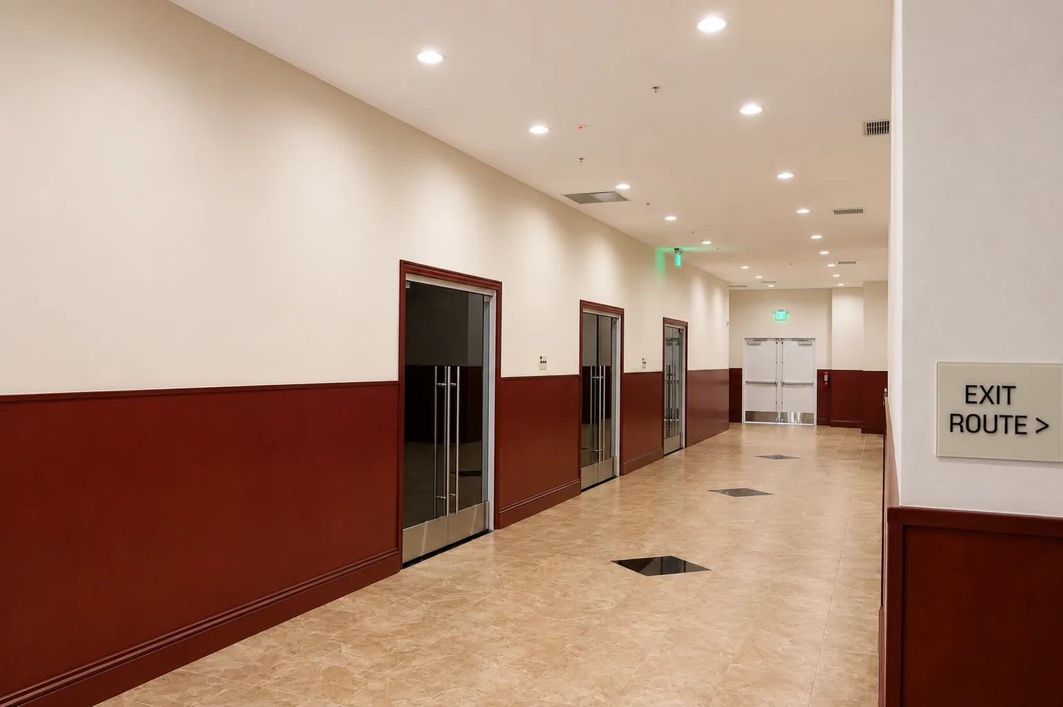 Lobby — Exit Corridor