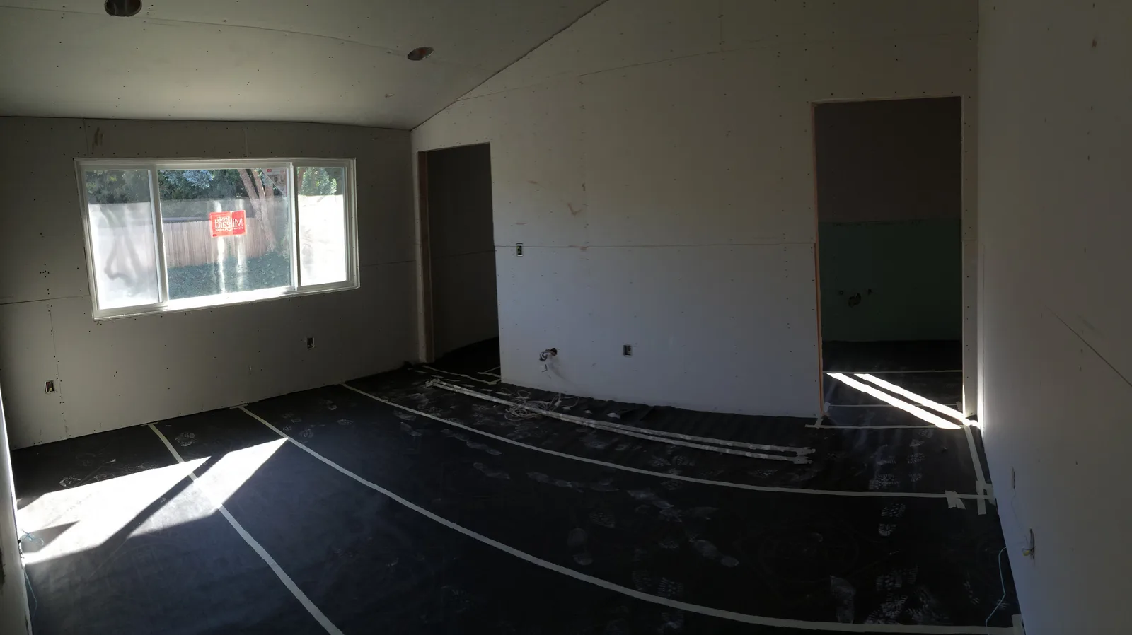 During Construction — Drywall & Layout