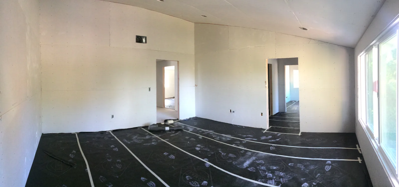 During Construction — Interior Layout Reconfiguration