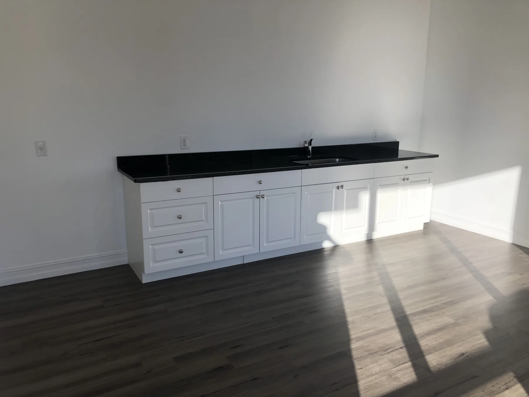 Finished Break Room — Cabinetry and Countertop