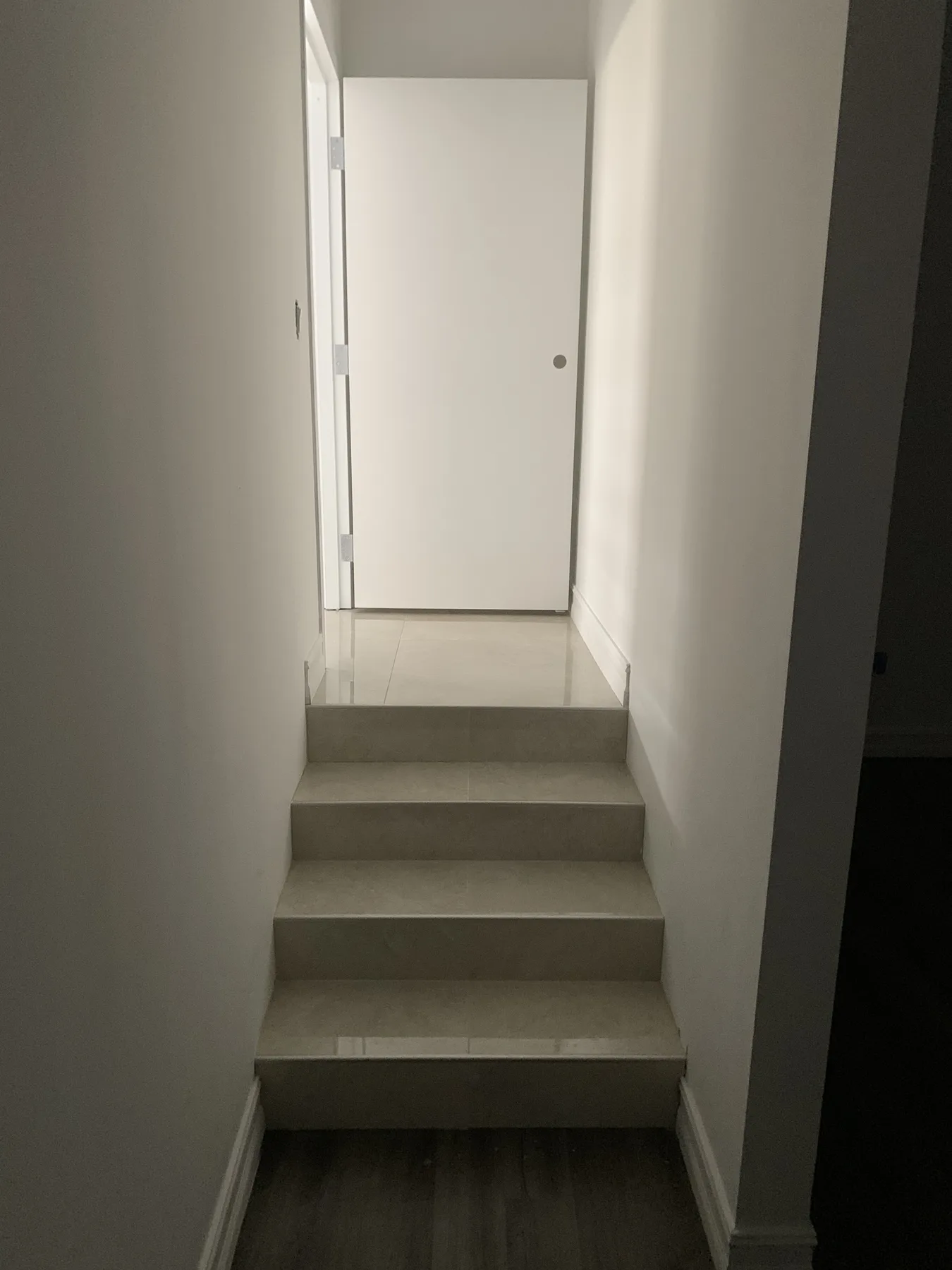 Finish Phase — Tiled Interior Steps