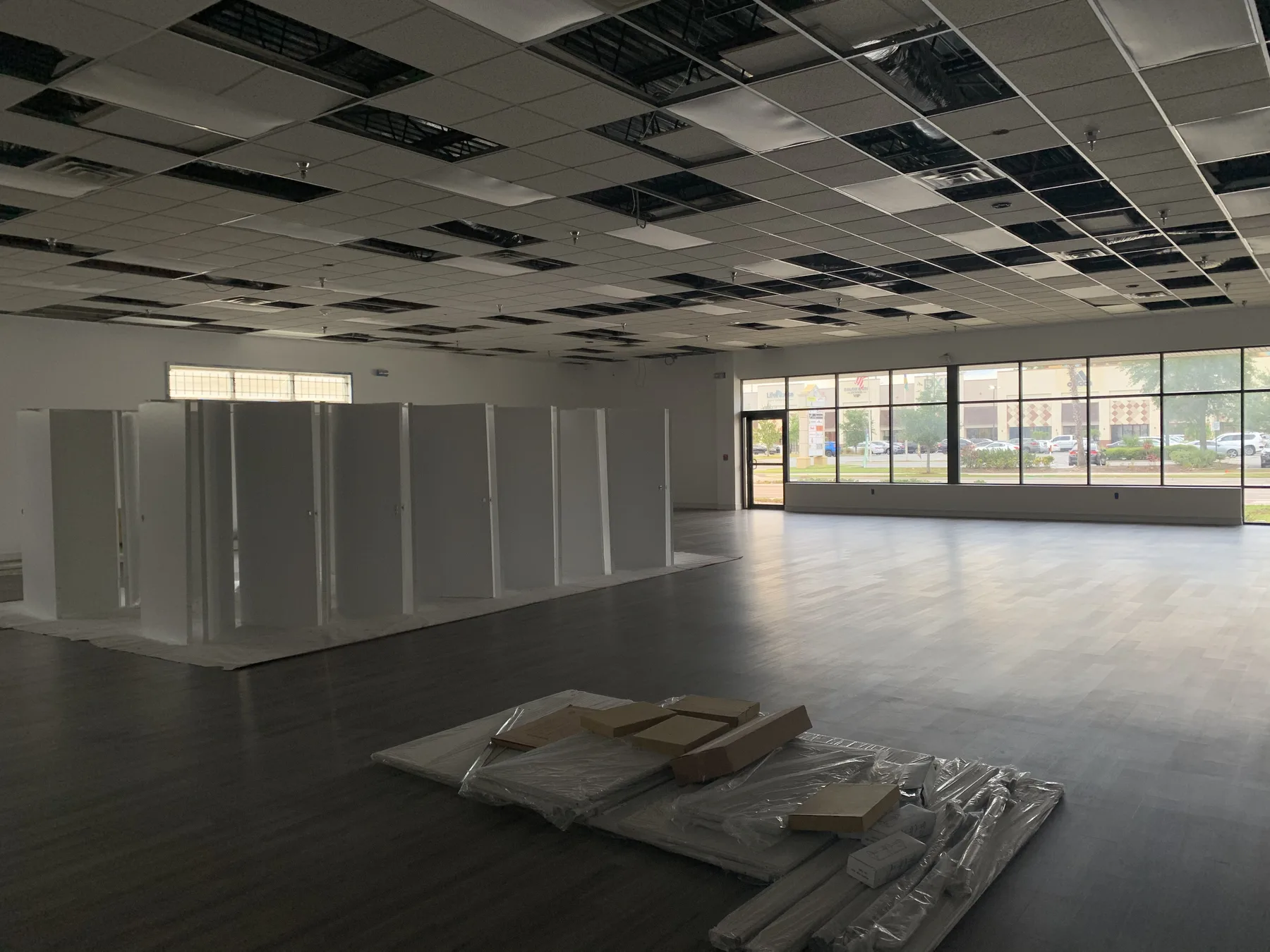 Finish Phase — Sanctuary Flooring and Column Enclosures
