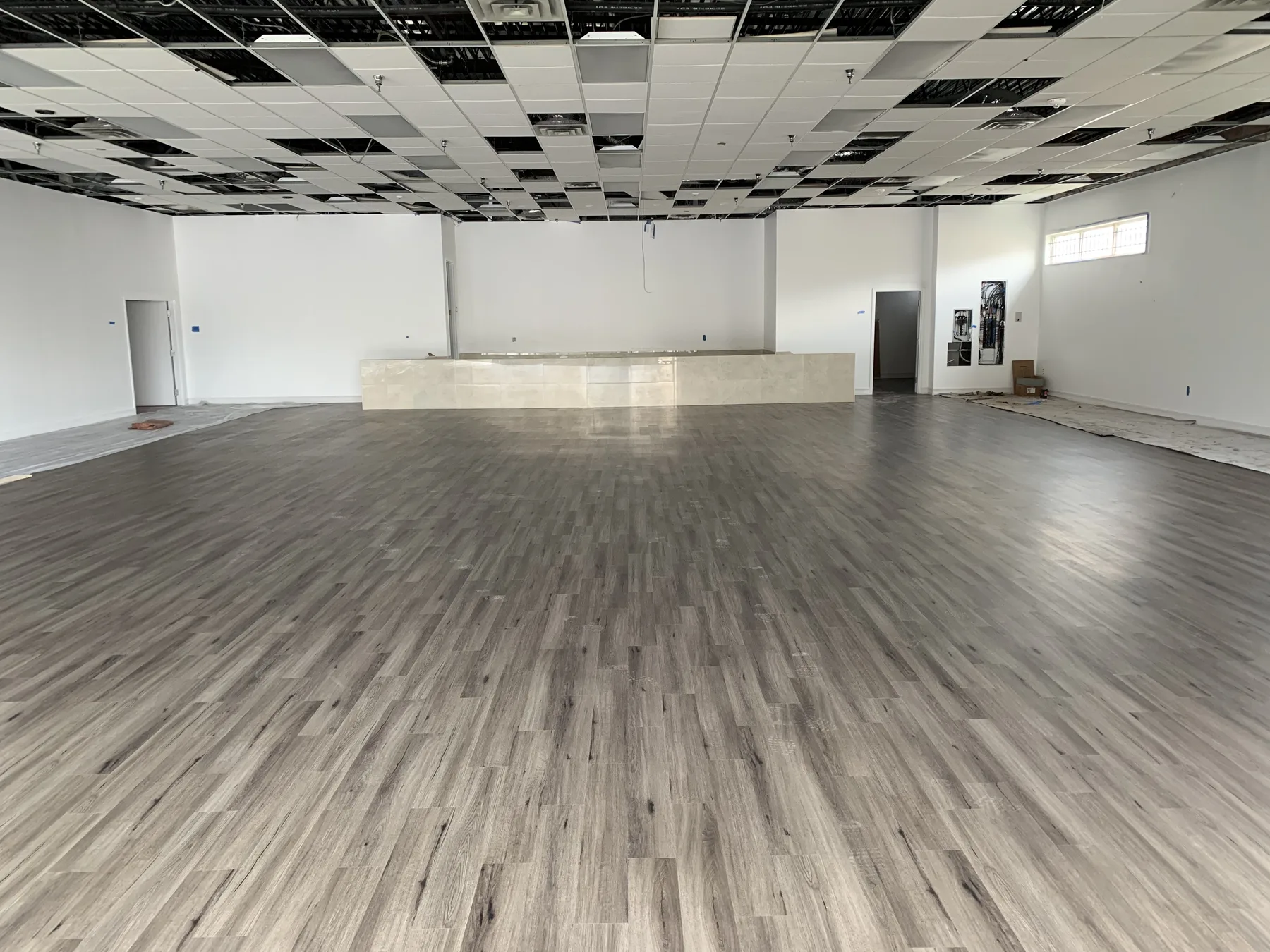Finish Phase — Sanctuary Platform and Flooring