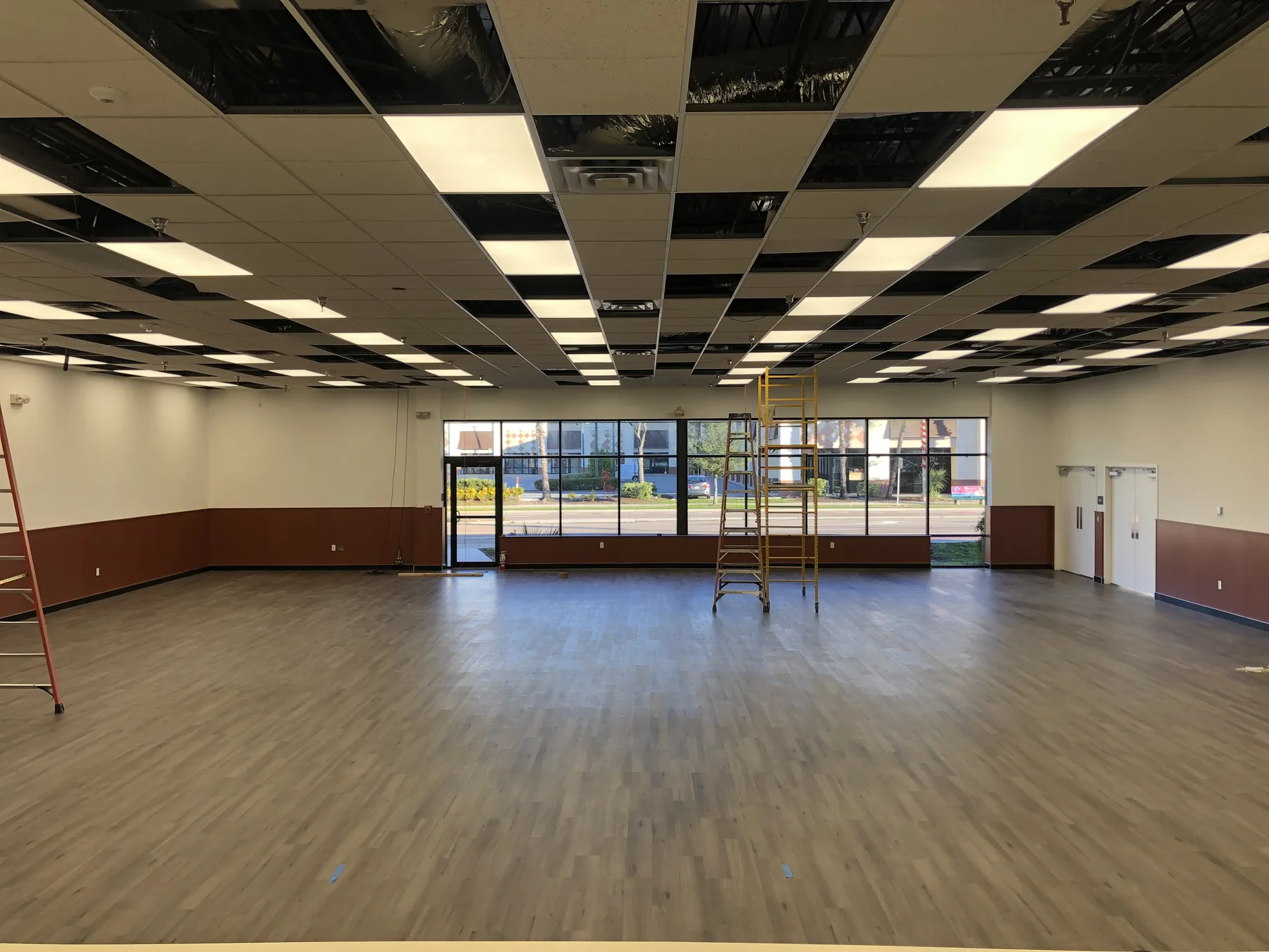 Sanctuary Before Seating — Completed Floor and Wall Finishes